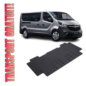 Set 1 covorase Opel Vivaro 5M 2020- prezent, randul 2 din cauciuc 100%, compatibile cu autoturismul OPEL Vivaro