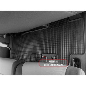 Set 1 covorase Peugeot Expert/Traveller Randul 2 6M 2016-prezent, din cauciuc 100%, compatibile cu autoturismul PEUGEOT Expert/Traveller v2844