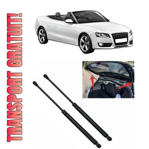 Set 2 amortizoare portbagaj haion AUDI A5 Convertible (8F7) din 2009-2017, 2 bucati, KROSNO, 4 stickere auto AUDI