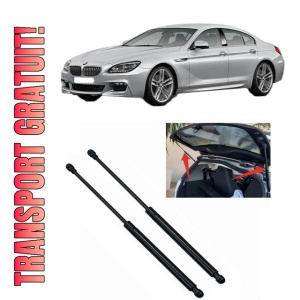 Set 2 amortizoare portbagaj haion BMW Seria 6 Gran Coupe (F06) din 2012-2018, 2 bucati, KROSNO, 4 stickere auto BMW Seria