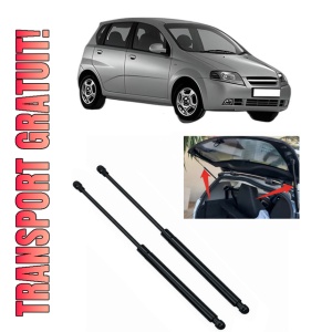 Set 2 amortizoare portbagaj haion CHEVROLET AVEO / KALOS Hatchback (T200) din 2003-2008, 2 bucati, KROSNO, 4 stickere auto CHEVROLET