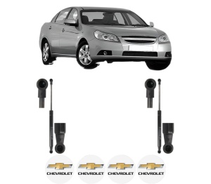 Set 2 amortizoare portbagaj haion CHEVROLET EPICA (KL1_) din 2005-2011, 2 bucati, KROSNO, 4 stickere auto CHEVROLET v1951
