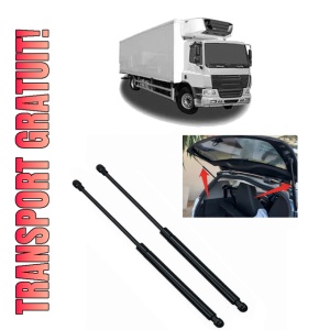 Set 2 amortizoare portbagaj haion DAF 75 CF din 1998-2000, 2 bucati, KROSNO, 4 stickere auto DAF