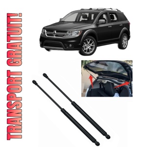 Set 2 amortizoare portbagaj haion DODGE JOURNEY din 2008-2012, 2 bucati, KROSNO, 4 stickere auto DODGE