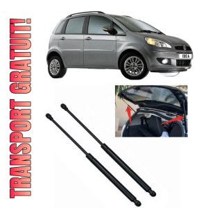 Set 2 amortizoare portbagaj haion FIAT IDEA (350_) din 2004-2005, 2 bucati, KROSNO, 4 stickere auto FIAT