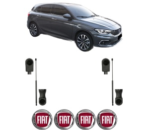 Set 2 amortizoare portbagaj haion FIAT TIPO Hatchback (356_, 357_) din 2016-2022, 2 bucati, KROSNO, 4 stickere auto FIAT v516
