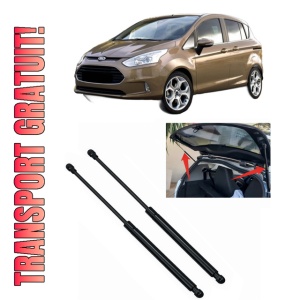 Set 2 amortizoare portbagaj haion FORD B-MAX (JK) din 2012-2016, 2 bucati, KROSNO, 4 stickere auto FORD