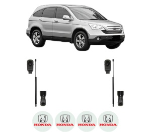 Set 2 amortizoare portbagaj haion HONDA CR-V III (RE_) din 2006-2012, 2 bucati, MAGNUM TECHNOLOGY, 4 stickere auto HONDA v3816