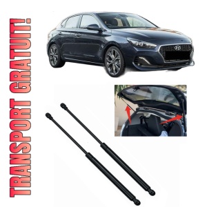Set 2 amortizoare portbagaj haion HYUNDAI i30 FASTBACK (PDE, PDEN) din 2017-2022, 2 bucati, KROSNO, 4 stickere auto HYUNDAI