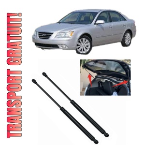 Set 2 amortizoare portbagaj haion HYUNDAI SONATA V (NF) din 2005-2010, 2 bucati, KROSNO, 4 stickere auto HYUNDAI