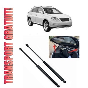 Set 2 amortizoare portbagaj haion LEXUS RX (_L1_) din 2008-2015, 2 bucati, KROSNO, 4 stickere auto LEXUS