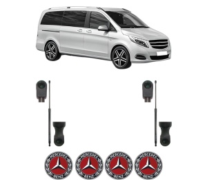 Set 2 amortizoare portbagaj haion MERCEDES-BENZ V-CLASS (W447) din 2014-2024, 2 bucati, KROSNO, 4 stickere auto MERCEDES-BENZ v391