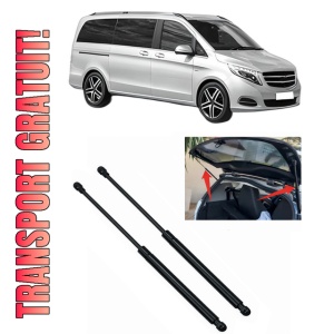 Set 2 amortizoare portbagaj haion MERCEDES-BENZ VITO Mixto (Double Cabin) (W447) din 2014-2024, 2 bucati, KROSNO, 4 stickere auto MERCEDES-BENZ