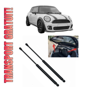 Set 2 amortizoare portbagaj haion MINI CLUBMAN (F54) din 2014-2024, 2 bucati, KROSNO, 4 stickere auto MINI