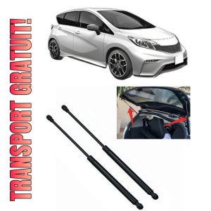 Set 2 amortizoare portbagaj haion NISSAN NOTE (E12) din 2012-2016, 2 bucati, KROSNO, 4 stickere auto NISSAN