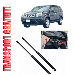 Set 2 amortizoare portbagaj haion NISSAN X-TRAIL VAN (T31) din 2011-2014, 2 bucati, MAGNUM TECHNOLOGY, 4 stickere auto NISSAN