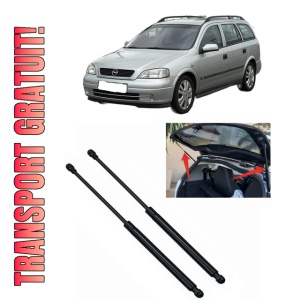 Set 2 amortizoare portbagaj haion OPEL ASTRA G CLASSIC Caravan (F35) din 2007-2009, 2 bucati, MAGNUM TECHNOLOGY, 4 stickere auto OPEL