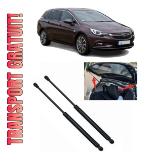 Set 2 amortizoare portbagaj haion OPEL ASTRA K Sports Tourer (B16) din 2015-2022, 2 bucati, KROSNO, 4 stickere auto OPEL
