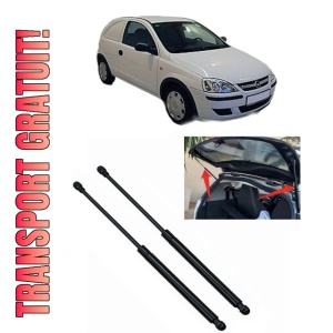 Set 2 amortizoare portbagaj haion OPEL CORSA C Hatchback Van (X01) din 2000-2012, 2 bucati, MAGNUM TECHNOLOGY, 4 stickere auto OPEL