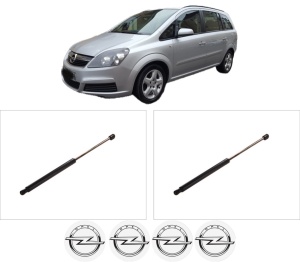 Set 2 amortizoare portbagaj haion OPEL ZAFIRA B Box Body/MPV (A05) din 2005-2015, 2 bucati, KROSNO, 4 stickere auto OPEL v4171