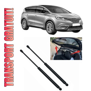 Set 2 amortizoare portbagaj haion RENAULT ESPACE V (JR_) din 2015-2023, 2 bucati, KROSNO, 4 stickere auto RENAULT