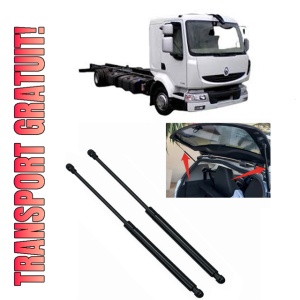 Set 2 amortizoare portbagaj haion RENAULT TRUCKS MIDLUM din 2000-2006, 2 bucati, KROSNO, 4 stickere auto RENAULT TRUCKS