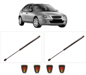 Set 2 amortizoare portbagaj haion ROVER 25 I Hatchback (RF) din 1999-2005, 2 bucati, KROSNO, 4 stickere auto ROVER v6091