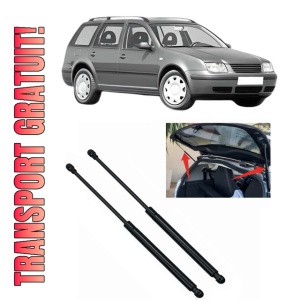 Set 2 amortizoare portbagaj haion Volkswagen BORA Variant (1J6) din 1999-2005, 2 bucati, MAGNUM TECHNOLOGY, 4 stickere auto Volkswagen
