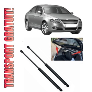 Set 2 amortizoare portbagaj haion Volkswagen PASSAT B6 (3C2) din 2005-2010, 2 bucati, MAGNUM TECHNOLOGY, 4 stickere auto Volkswagen