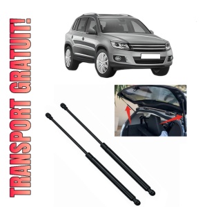 Set 2 amortizoare portbagaj haion Volkswagen TIGUAN (5N_) din 2007-2018, 2 bucati, MAGNUM TECHNOLOGY, 4 stickere auto Volkswagen