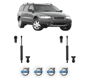 Set 2 amortizoare portbagaj haion VOLVO XC70 I Cross Country (295) din 1997-2007, 2 bucati, MAGNUM TECHNOLOGY, 4 stickere auto VOLVO v3631