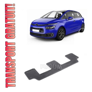 Set 2 covorase Citroen C4 Picasso - Randul 3 2013-2020, din cauciuc 100%, compatibile cu autoturismul CITROEN C4