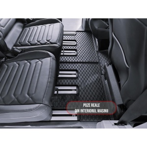 Set 2 covorase Ford Tourneo Custom Randul 2 2024-prezent, din cauciuc 100%, compatibile cu autoturismul FORD Tourneo v1018
