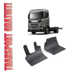 Set 2 covorase Scania R 2004-prezent, din cauciuc 100%, compatibile cu autoturismul SCANIA R