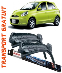 Set 2 stergatoare parbriz AR553S (550mm x 340mm) pentru Nissan March (K13) (07.10-) Bosch accesorii pentru autoturismul tau - masina v218050