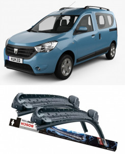 Set 2 stergatoare parbriz Bosch Aerotwin 600/475mm compatibile cu Dacia DOKKER MPV (KE_) (2012) Bosch accesorii pentru autoturismul tau - masina v212941