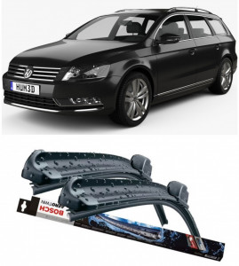 Set 2 stergatoare parbriz Bosch Aerotwin 600/475mm compatibile cu Volkswagen PASSAT B7 Variant (365) (2010-2015) Bosch accesorii pentru autoturismul tau - masina v213596