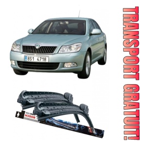 Set 2 stergatoare parbriz Bosch Aerotwin 600/475mm compatibile cu Skoda Octavia II Combi (2004-2014) Bosch