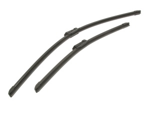 Set 3 stergatoare AUDI A3 (8V1, 8VK) din 2012 - 2020, pentru parbriz si luneta fata si spate auto, Bosch Aerotwin, din cauciuc siliconat rezistent, 4 Stickere Auto AUDI v6042
