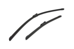 Set 3 stergatoare BMW Seria X1 (F48) din 2014-2022, pentru parbriz si luneta fata si spate auto, Bosch Aerotwin-Aerotwin, din cauciuc siliconat rezistent, 4 Stickere Auto BMW - Img 3
