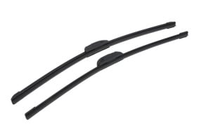 Set 3 stergatoare CITROEN BERLINGO / BERLINGO FIRST MPV (MF_, GJK_, GFK_) din 1996 - 2011, pentru parbriz si luneta fata si spate auto, Bosch Twin, din cauciuc siliconat rezistent, 4 Stickere Auto CITROEN v10578