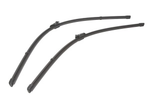 Set 3 stergatoare CITROEN C4 II (NC_) din 2009 - 2018, pentru parbriz si luneta fata si spate auto, Valeo Silencio, din cauciuc siliconat rezistent, 4 Stickere Auto CITROEN v15269