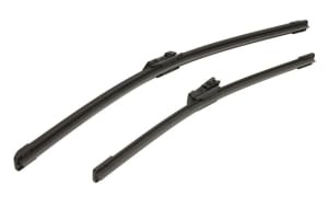 Set 3 stergatoare FORD KA+ III (UK, FK) din 2016-2018, pentru parbriz si luneta fata si spate auto, Bosch Aerotwin-Aerotwin, din cauciuc siliconat rezistent, 4 Stickere Auto FORD - Img 3