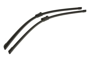Set 3 stergatoare FORD TRANSIT CUSTOM V362 Van (FY, FZ) din 2012-2023, pentru parbriz si luneta fata si spate auto, Bosch Twin-Aerotwin, din cauciuc siliconat rezistent, 4 Stickere Auto FORD - Img 3