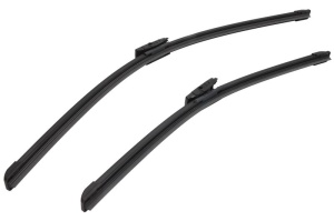 Set 3 stergatoare NISSAN PRIMASTAR Bus (X82) din 2021, pentru parbriz si luneta fata si spate auto, Bosch Twin, din cauciuc siliconat rezistent, 4 Stickere Auto NISSAN v7794