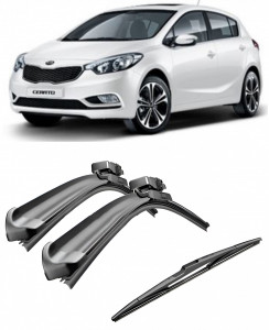 Set 3 stergatoare parbriz si luneta AR139S (600mm x 400mm) pentru Kia Cerato (FE) Hatchback (04.04-11.09) Bosch accesorii pentru autoturismul tau - masina v217402