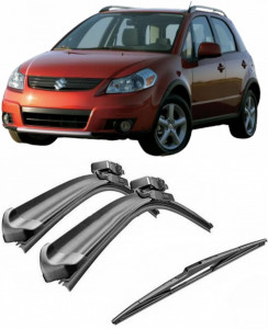 Set 3 stergatoare parbriz si luneta AR140S (650mm x 340mm) pentru Suzuki SX4 S-Cross (10.13 -) Bosch accesorii pentru autoturismul tau - masina v217768
