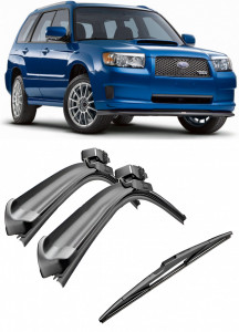 Set 3 stergatoare parbriz si luneta AR728S (550mm x 475mm) pentru SUBARU Forester (SG) (06.05-11.07) Bosch accesorii pentru autoturismul tau - masina v217774