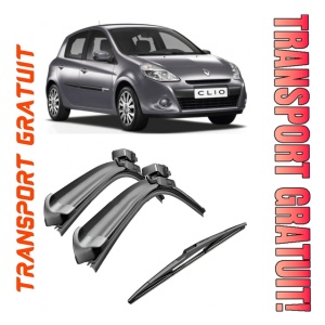Set 3 stergatoare parbriz si luneta Bosch Aerotwin pentru Renault Clio III (BR/CR) (06.05 -) Bosch