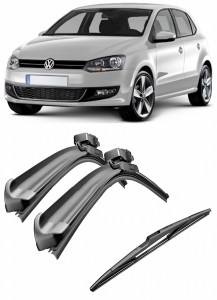 Set 3 stergatoare parbriz si luneta Bosch Aerotwin pentru Volkswagen Polo (6R1,6C1) (06.09-) Bosch accesorii pentru autoturismul tau - masina v219761